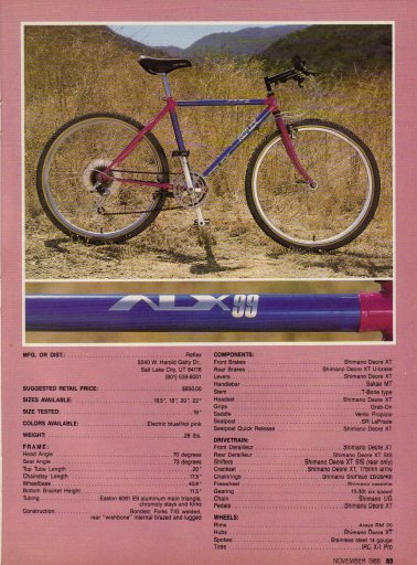 Reflex ALX 99 '88 #111